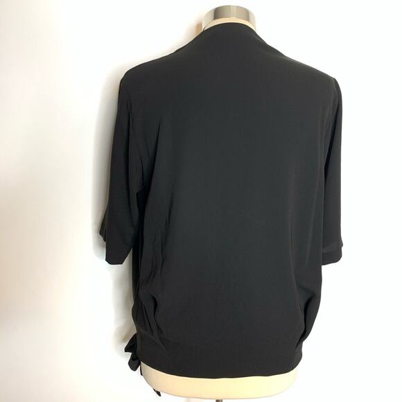 Club Monaco faux wrap tie side cross over top - Picture 4 of 7